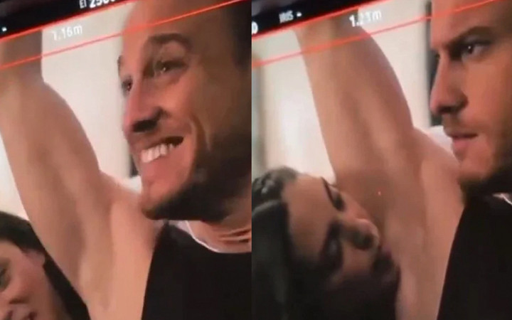 Öykü Karayel, Kerem Bursin'in koltuk altını yalayınca yer yerinden oynadı! O görüntülere tepki yağdı