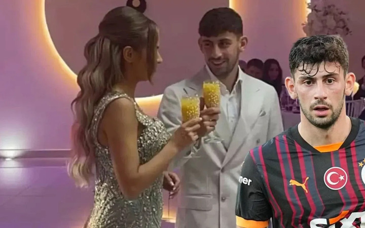 Galatasaray'ın yıldız futbolcusu Yusuf Demir nişanlandı!