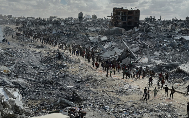 Gazze'de ateşkes sonrası evlerine dönenler büyük bir yıkımla karşılaştı