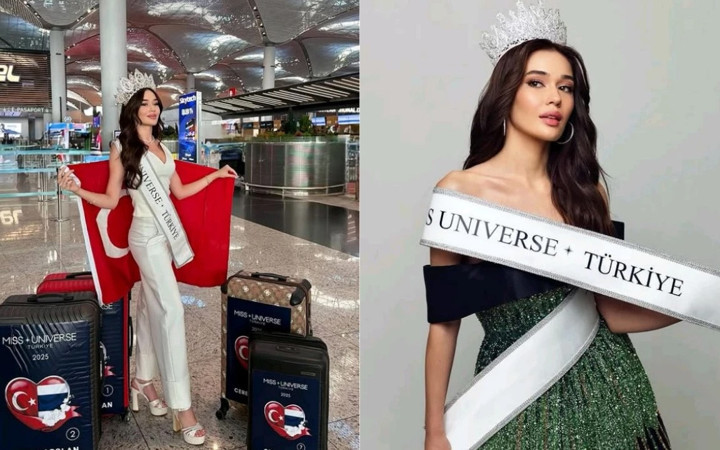 Kainat Güzeli yarışmasında Hürrem rüzgarı! Ceren Aslan 10 Kasım'da da siyahlara bürünmüştü