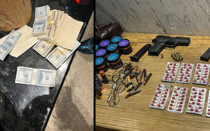 Oyuncu ve menajerler gözaltında! Evlerinden çıkanlara bakın neler var neler