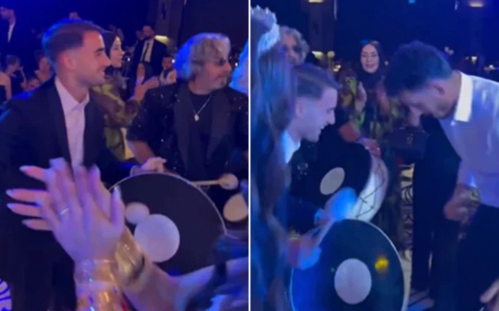 Samet Akaydın'ın düğününde Yunus Akgün'den davul şov!