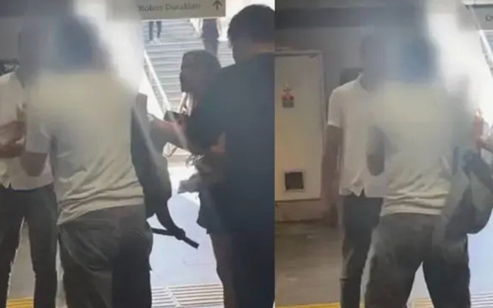Metrobüs durağında sapıklık! Tüm gün fotoğrafını çeken şahsa vatandaşlardan tepki