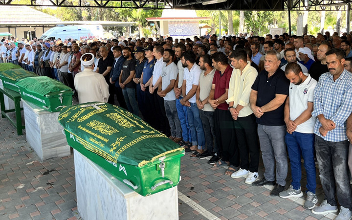 Mersin ve Konya'da kahreden veda! Tabutlar yan yana dizildi