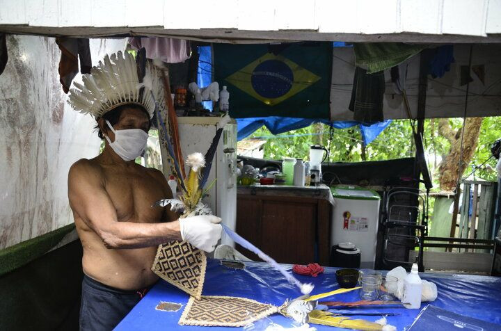 Amazonlarda yaşayan yerli halk Kovid-19 önlemini böyle alıyorlar! - Resim: 3