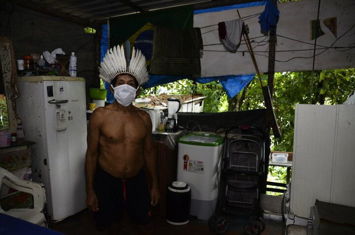 Amazonlarda yaşayan yerli halk Kovid-19 önlemini böyle alıyorlar! - Resim: 4