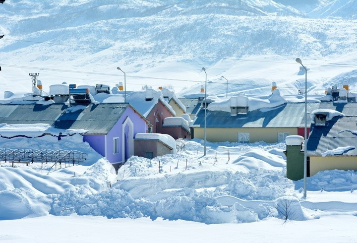 2 metre kar mutluluk sebebi oldu! - Resim: 1