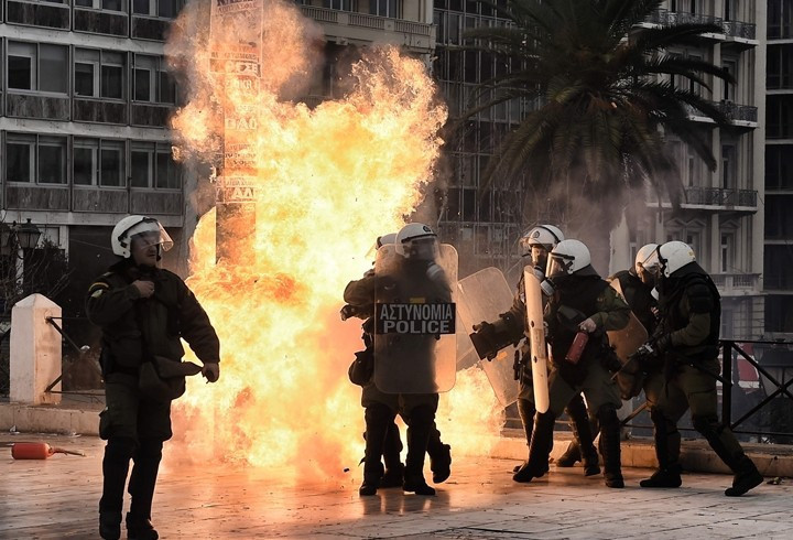 Yunanistan'da dev protesto - Resim: 1