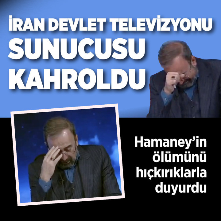 Canlı yayında kahroldu! Sunucu Hamaney'in ölümünü hıçkırıklarla açıkladı