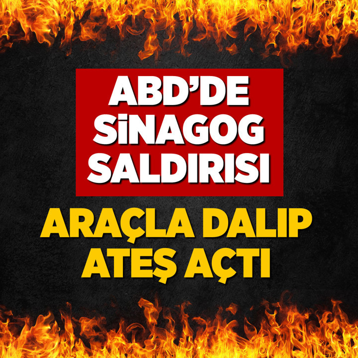 ABD'de sinagogda silahlı saldırı