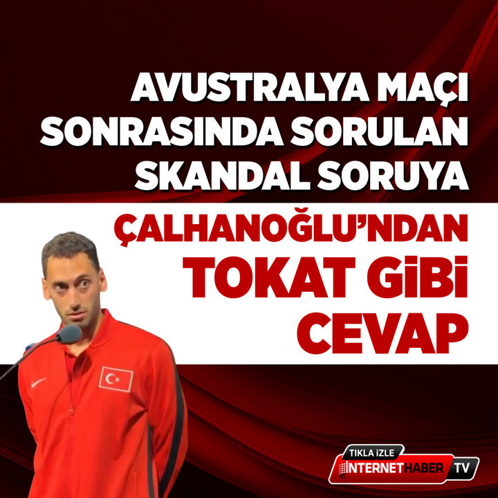 Skandal soruya Hakan Çalhanoğlu'ndan tokat gibi cevap