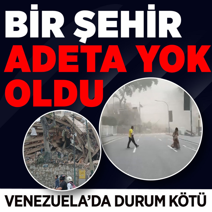 Venezuela deprem görüntüsü korkunç! Bir şehiri yok etti havalimanı çöktü