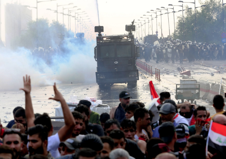 Irak alev alev! Güvenlik güçleri gerçek mermi kullanıyor Çok çarpıcı kareler var - Resim: 3