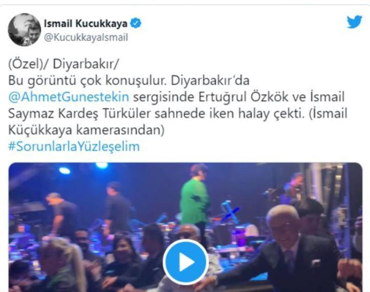 İsmail Saymaz ve Ertuğrul Özkök'ün Kürtçe şarkıda halayını Cüneyt Özdemir ti'ye aldı - Resim: 3
