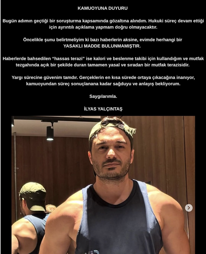 İlyas Yalçıntaş'tan ilk açıklama! "Evimde yasaklı madde bulunmadı" - Resim: 4