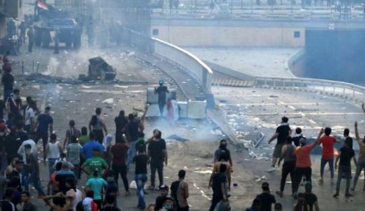 Irak alev alev! Güvenlik güçleri gerçek mermi kullanıyor Çok çarpıcı kareler var - Resim: 11