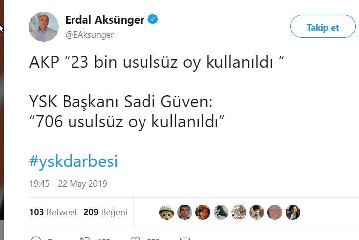 YSK'nın İstanbul seçimlerine iptal kararına ünlülerden tepki yağıyor Fatih Portakal'ın tweetini bakın - Resim: 2