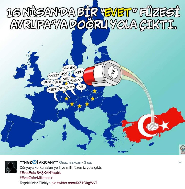 Sokaktaki kutlamalar sanal ortama taşındı 'Evet reisi başkan yaptık!' - Resim: 3