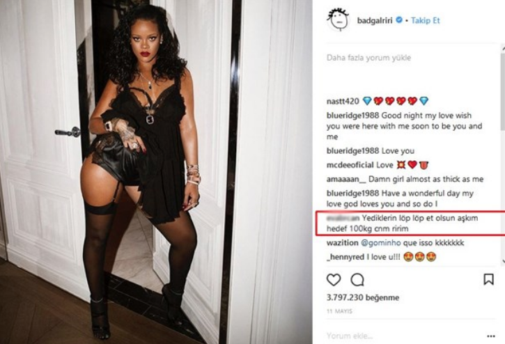 Türk takipçiden Rihanna için olay yorum! - Resim: 3