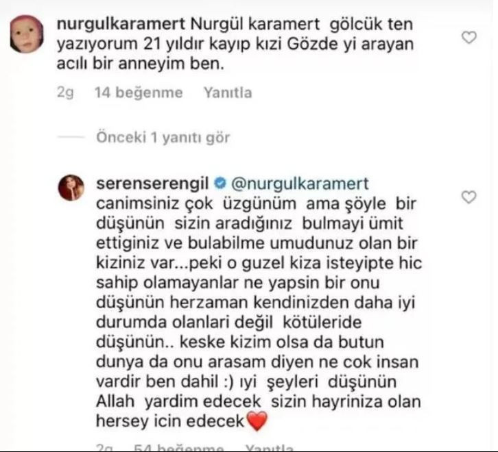 Seren Serengil'den Instagram'da kızını arayan acılı anneye inanılmaz cevap! - Resim: 3