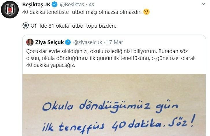 Milli Eğitim Bakanı Ziya Selçuk'un 40 dakika teneffüs paylaşımı ile başladı - Resim: 4