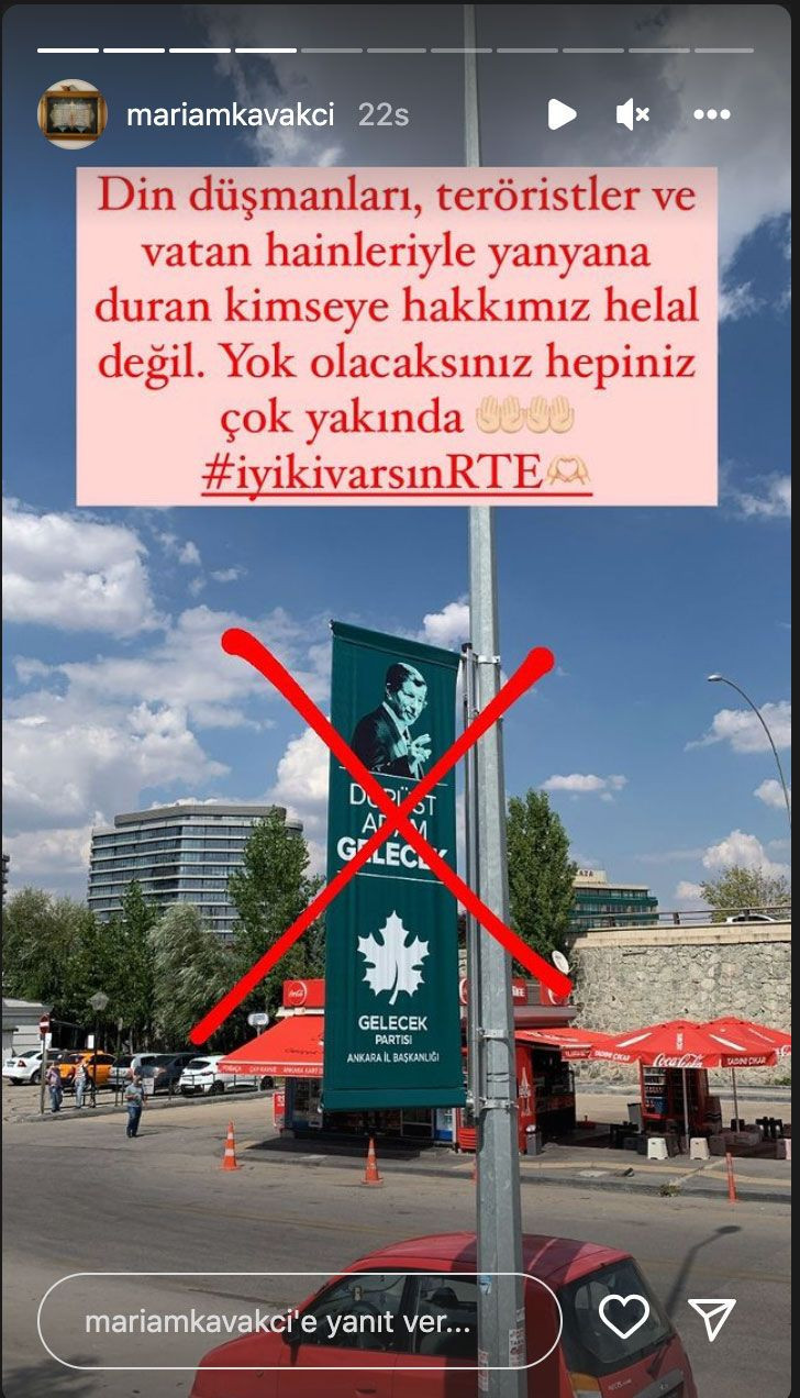 Erdoğan'ın danışmanı Mariam Kavakçı'dan olay paylaşımlar! Davutoğlu'na çarpı attı Erdoğan'a 'halifemiz' dedi - Resim: 2