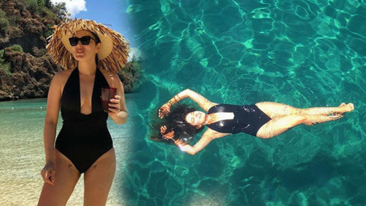 Ezgi Mola 10 kilo verdi tatil fotoğrafı paylaştı - Resim: 1