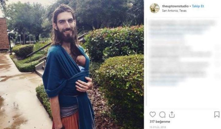 Tüm dünyanın konuştuğu Hamile baba Wyley Simpson doğum yaptı! - Resim: 4