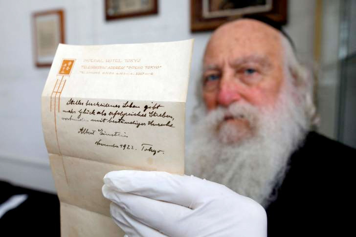 Einstein'ın 2 mutluluk formülü 1.5 milyon dolara satıldı - Resim: 3