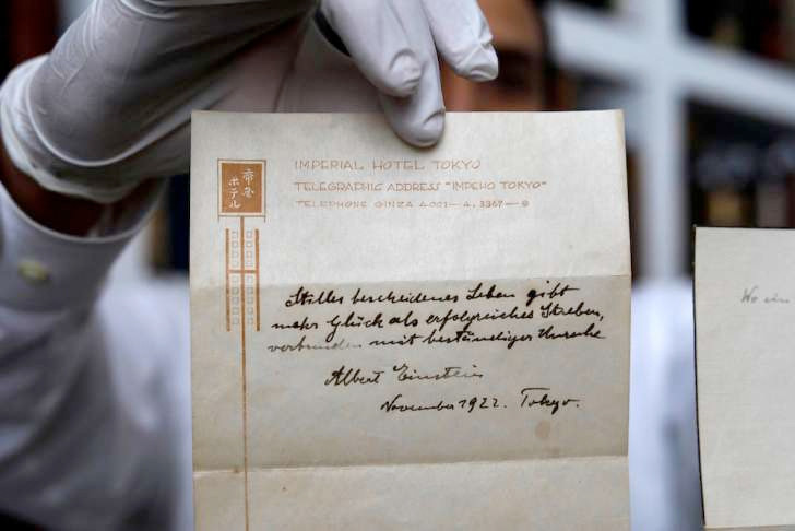 Einstein'ın 2 mutluluk formülü 1.5 milyon dolara satıldı - Resim: 4