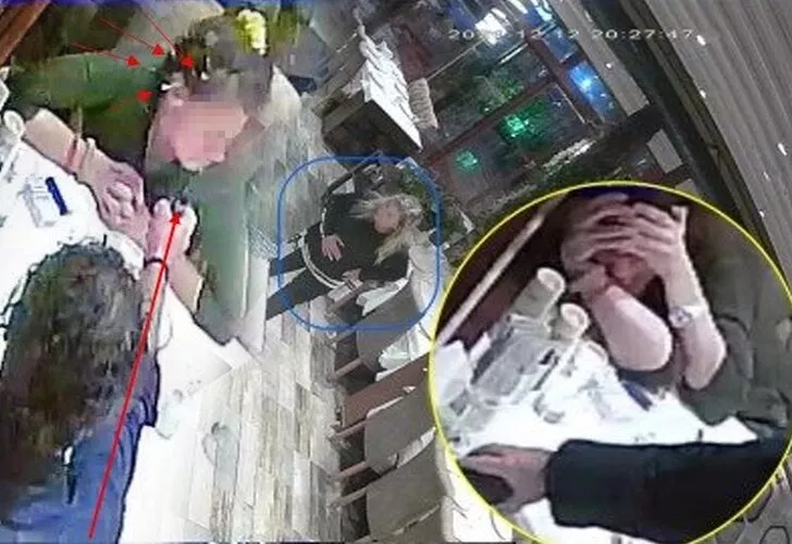 Restoranda kan donduran olay! Dehşet anları ortaya çıktı: Erkek arkadaşı kafasından vurdu, genç kadın şans eseri kurtuldu! - Resim: 1