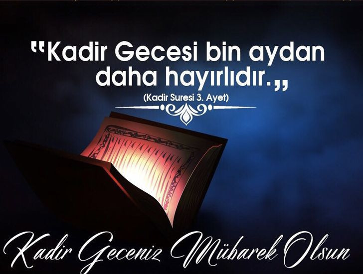 Hadisli, dualı, farklı Kadir Gecesi mesajları! 2023 yeni resimli Kadir Gecesi kutlama sözleri - Resim: 2