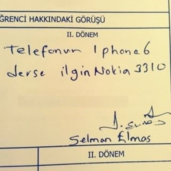 Öğretmenlerin öğrencilerin karnesine yazdıkları notlar şaşırttı - Resim: 3