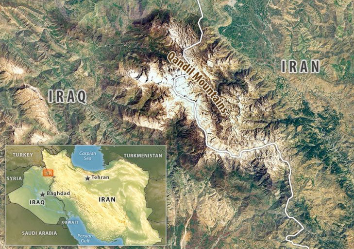 Kandil Dağı haritası kaç kilometre kaldı Kürt sitesinden bomba haber - Resim: 1