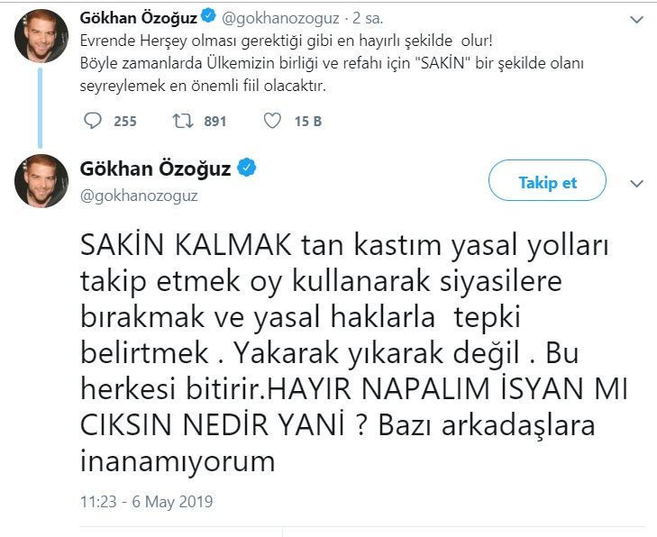 İstanbul seçimleri iptal olunca ünlü isimler twitteri salladı - Resim: 4
