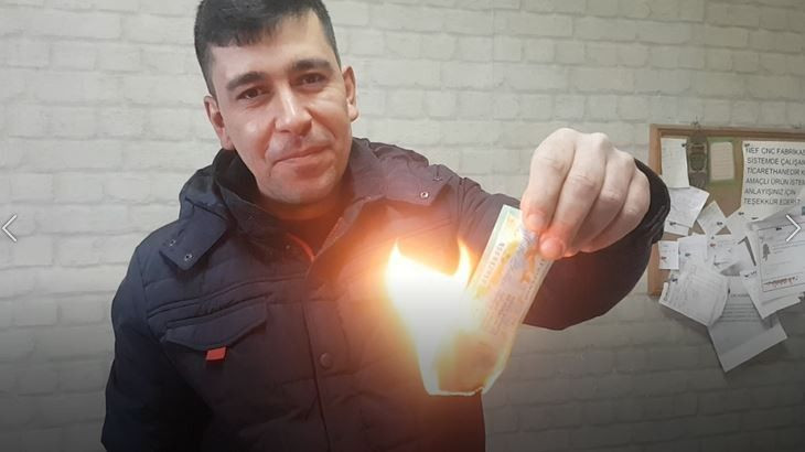 'Haram' deyip piyango vuran biletini yaktı - Resim: 2