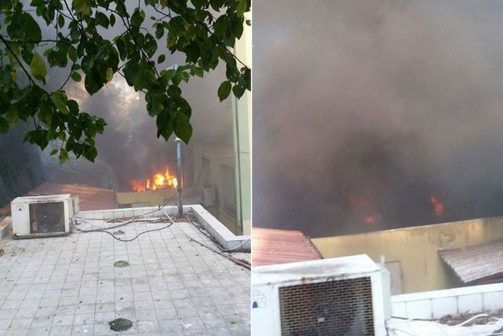 Haseki Hastanesi'nde yangın olay yerinden görüntüler - Resim: 3