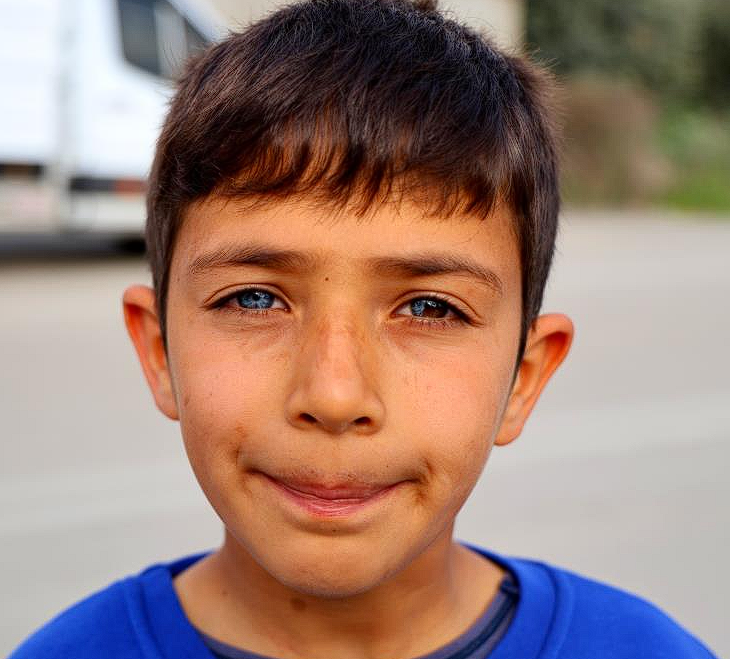 Gözünü görenler hayrete düşüyor! Adanalı çocuk hayata çift renk bakıyor! Doktor, dedeye demiş ki... - Resim: 3