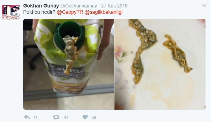 Meyve suyunun içinden çıkanlar ne? Mide bulandırdı - Resim: 2