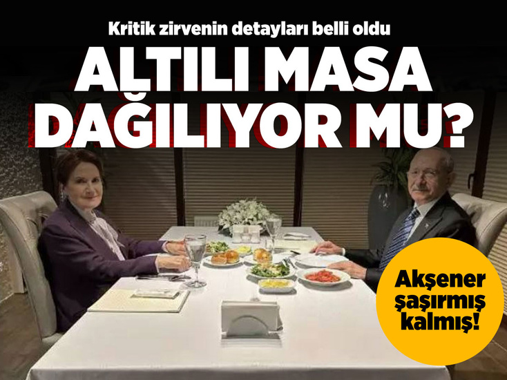 Altılı masa dağılıyor mu? Meral Akşener'den Kılıçdaroğlu görüşmesi açıklaması