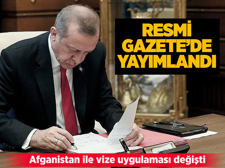 Cumhurbaşkanı Erdoğan onayladı: Vize yükümlülüğü kararı geri geldi