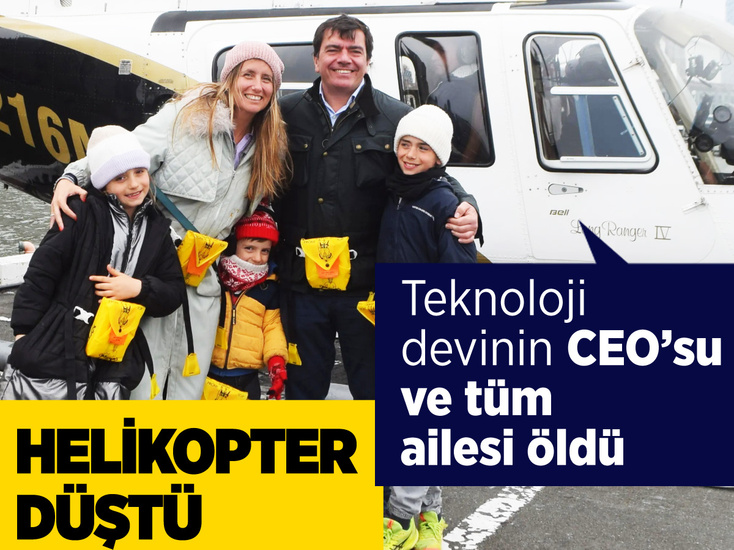 New York'ta helikopter düştü teknoloji devinin CEO'su ve ailesi hayatını kaybetti