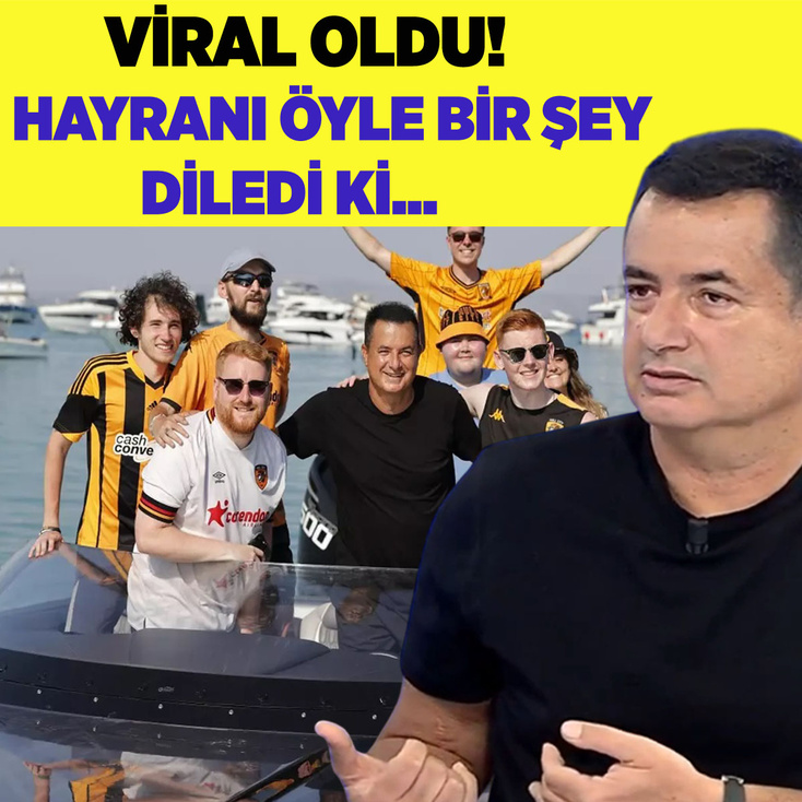 Acun Ilıcalı'yı hız teknesinde gören hayranından şok eden dilek! "Erdoğan gibi..."