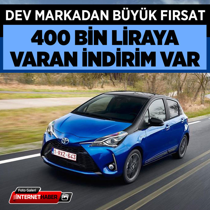 Toyota'dan yılın son ayına girerken 392.000 TL’ye varan indirim