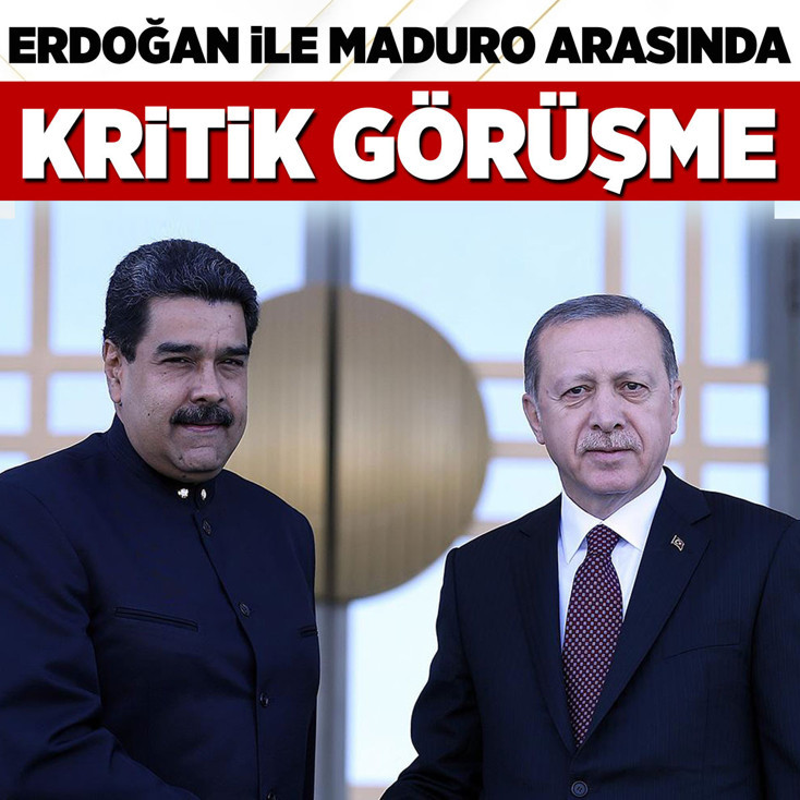 Cumhurbaşkanı Erdoğan, Nicolas Maduro ile görüştü
