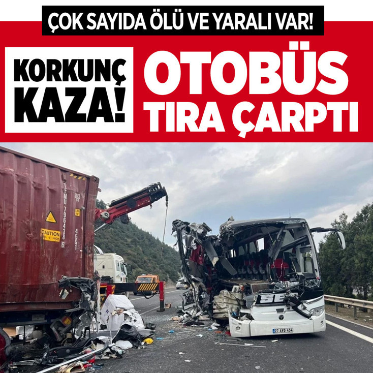 Osmaniye'de yolcu otobüsü tıra çarptı! Ölü ve yaralılar var