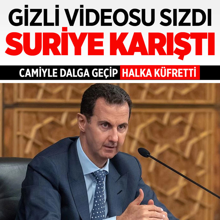 Esad'ın gizli videosu sızdı Suriye ayağa kalktı! Zarftaki görüntüler...