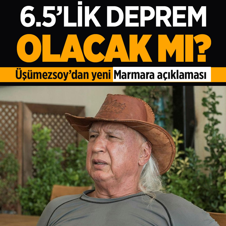 Şener Üşümezsoy'dan yüreklere su serpen 'Marmara' açıklaması