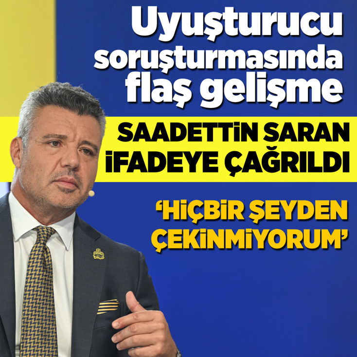 Fenerbahçe Başkanı Sadettin Saran ifadeye çağrıldı