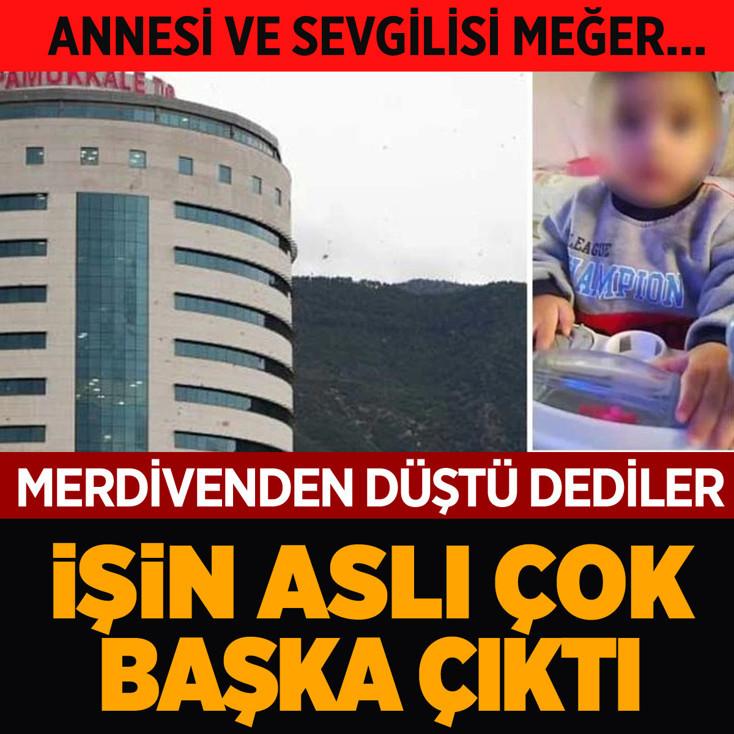 Merdivenden düştü dedi işin aslı başka çıktı! Bunu 7,5 aylık çocuğuna annesi yaptı